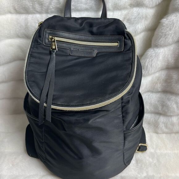 Aimee Kestenberg Handbags - Aimee Kestenberg large Nylon bucket shape backpack with gold tone hardwares